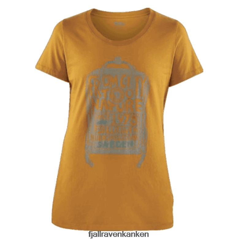 Fjallraven Kanken - Acorn Kånken T-Shirt W - Acorn Fjällräven Outlets