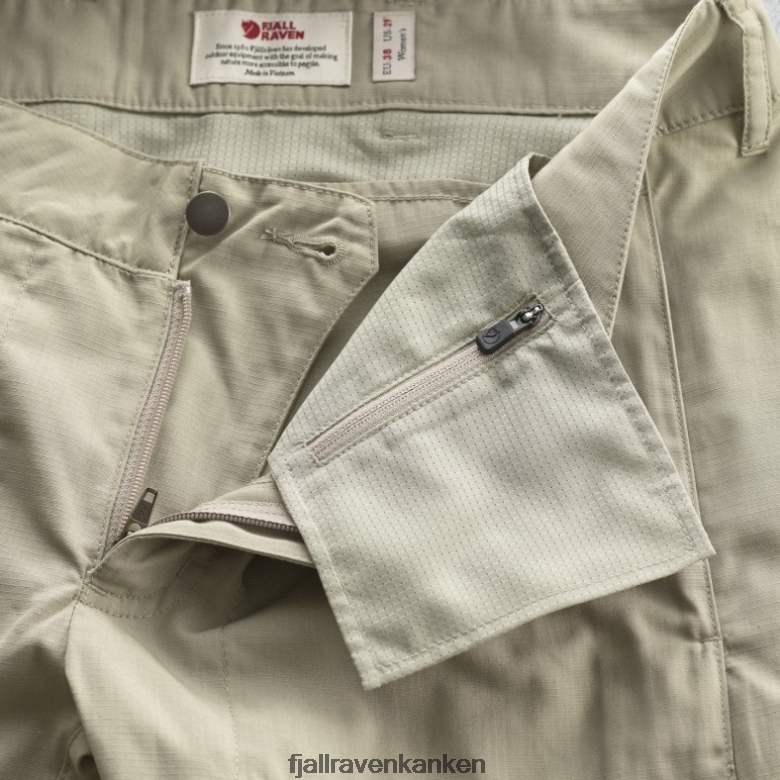 Fjallraven Sklep - Abisko Shade Trousers W - Limestone Fjällräven Outlets Limestone