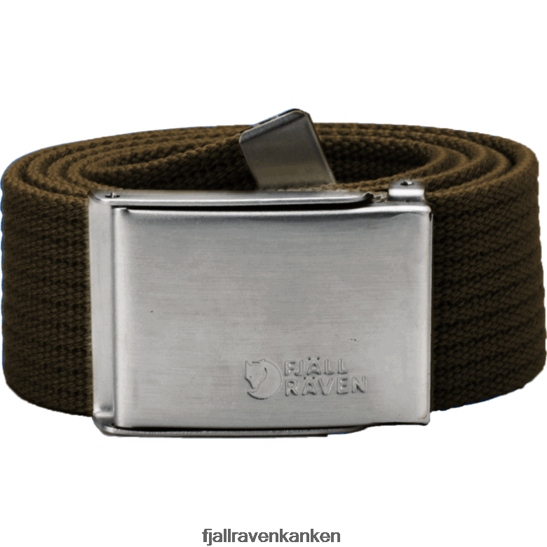 Fjallraven Kanken - Dark Olive Canvas Belt Fjällräven Outlets