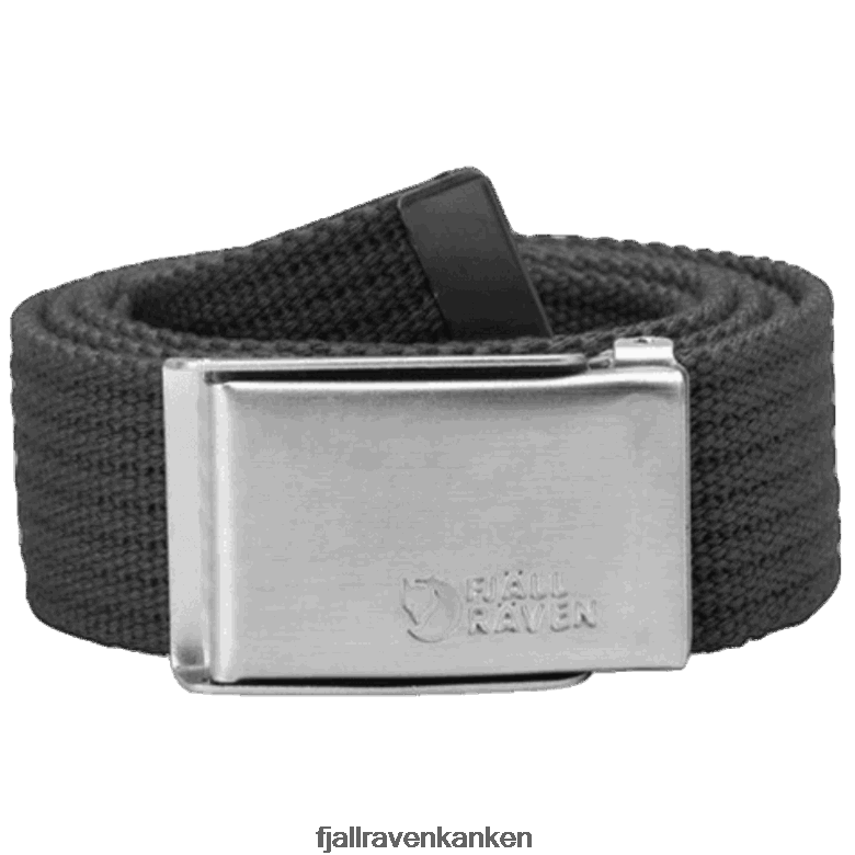 Fjällräven Polska - Fjällräven Outlets Brand Merano Canvas Belt Dark Grey