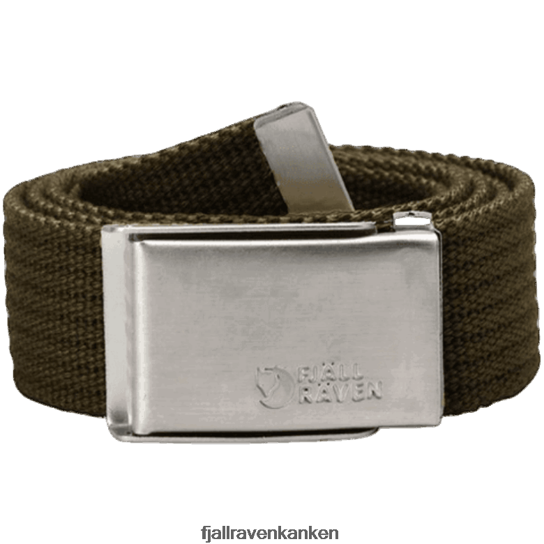Fjällräven Polska - Dark Olive Fjällräven Outlets Merano Canvas Belt