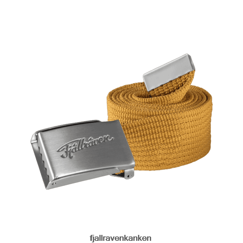 Fjallraven Kanken - Golden Yellow Övik Webbing Belt Fjällräven Outlets