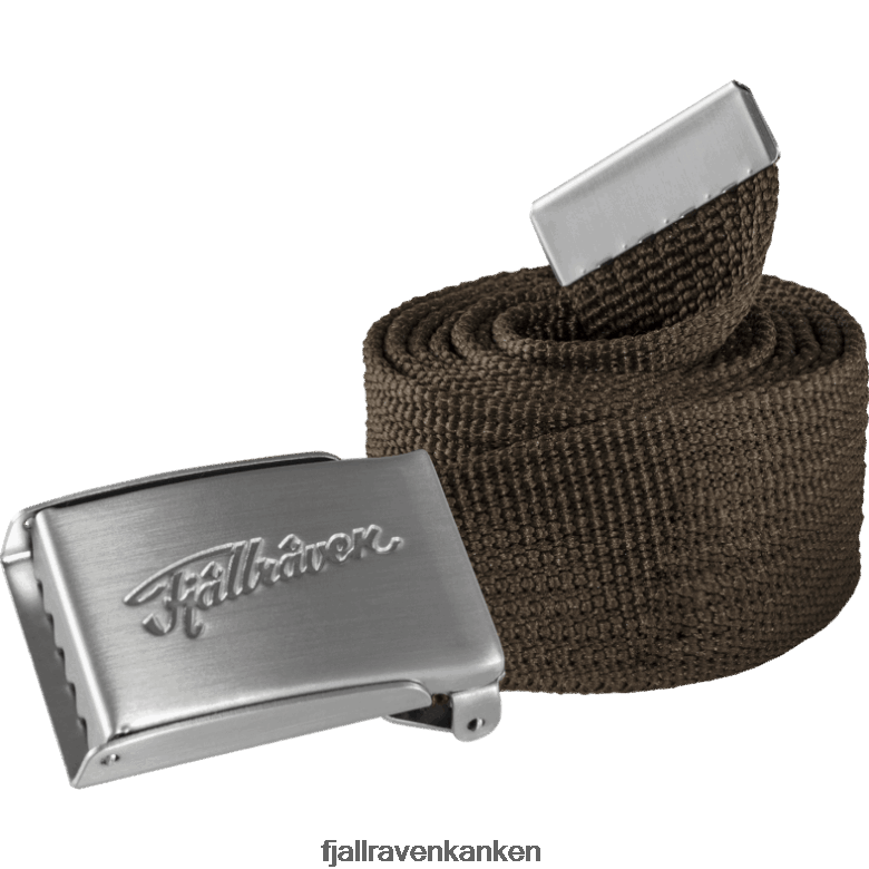 Fjällräven Polska - Dark Olive Fjällräven Outlets Brand Övik Webbing Belt