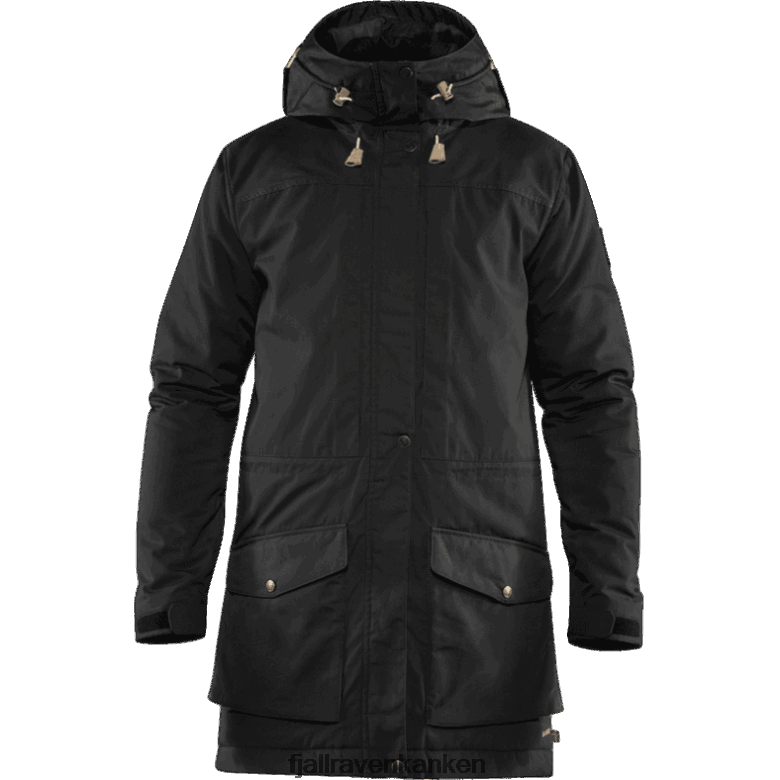 Fjallraven Sklep - Fjällräven Outlets Black Singi Wool Padded Parka M