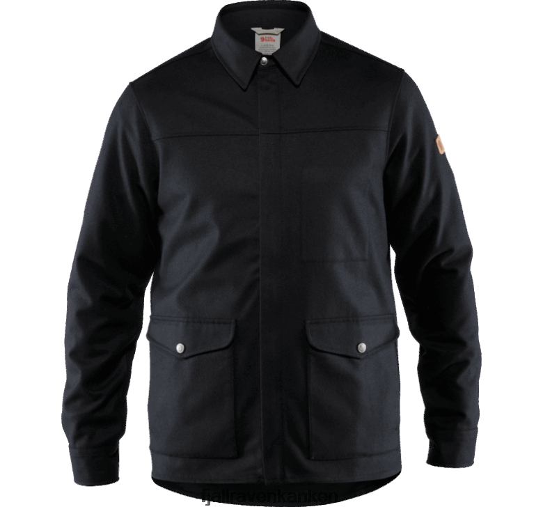 Fjallraven Kanken - Greenland Re-Wool Shirt Jacket M Black Fjällräven Outlets