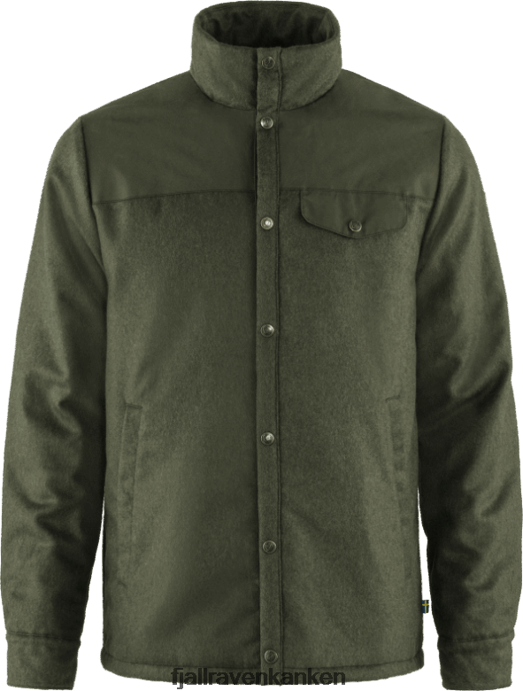 Fjällräven Polska - Deep Forest Fjällräven Outlets Canada Wool Padded Jacket M