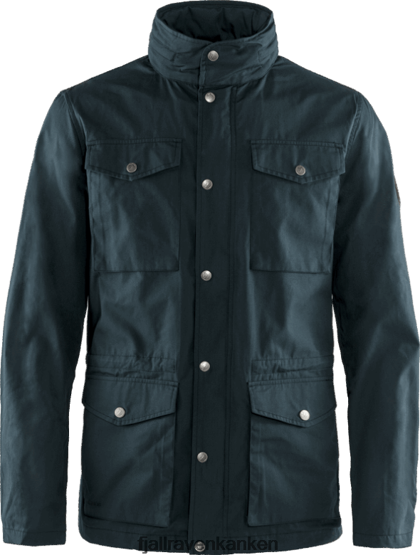 Fjallraven Kanken - Dark Navy Räven Lite Jacket M - Dark Navy Fjällräven Outlets