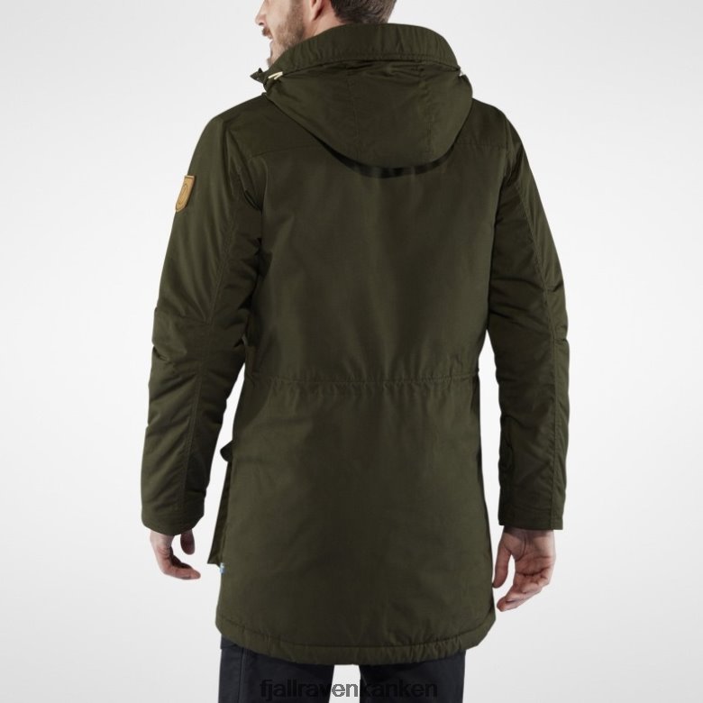 Fjällräven Polska - Fjällräven Outlets Singi Wool Padded Parka M - Black Black
