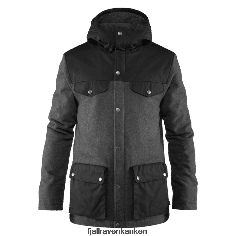 Fjallraven Kanken - Greenland Re-Wool Jacket M - 3 Colours Grey Fjällräven Outlets