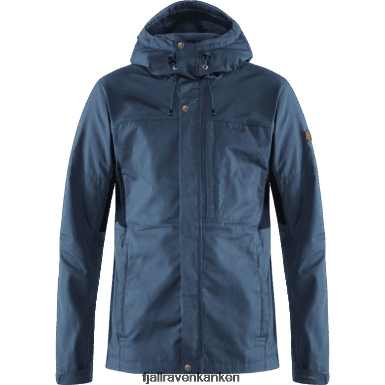 Fjallraven Sklep - Fjällräven Outlets Uncle Blue/Dark Grey Kaipak Jacket M - Uncle Blue - Dark Grey