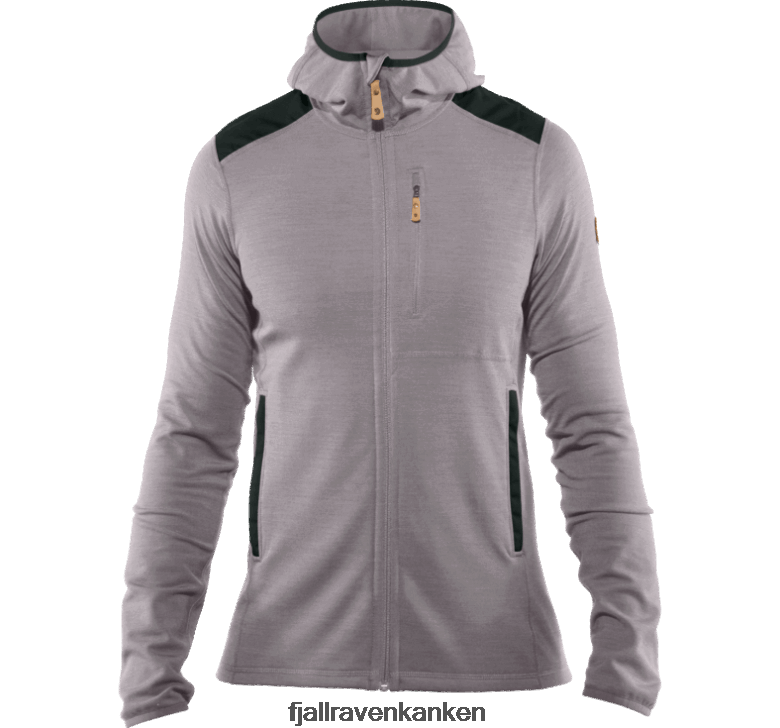 Fjällräven Polska - Grey-Dark Grey Fjällräven Outlets Keb Fleece Hoodie M - 2 Colours