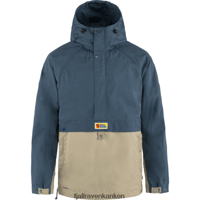 Fjällräven Polska - Fjällräven Outlets Vardag Anorak M -Uncle Blue-Sand Stone Uncle Blue/Sand Stone