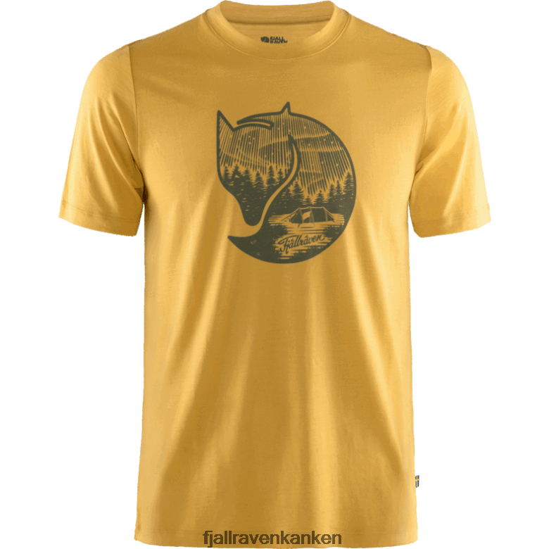 Fjällräven Polska - Fjällräven Outlets Abisko Wool Fox Ss M Ochre