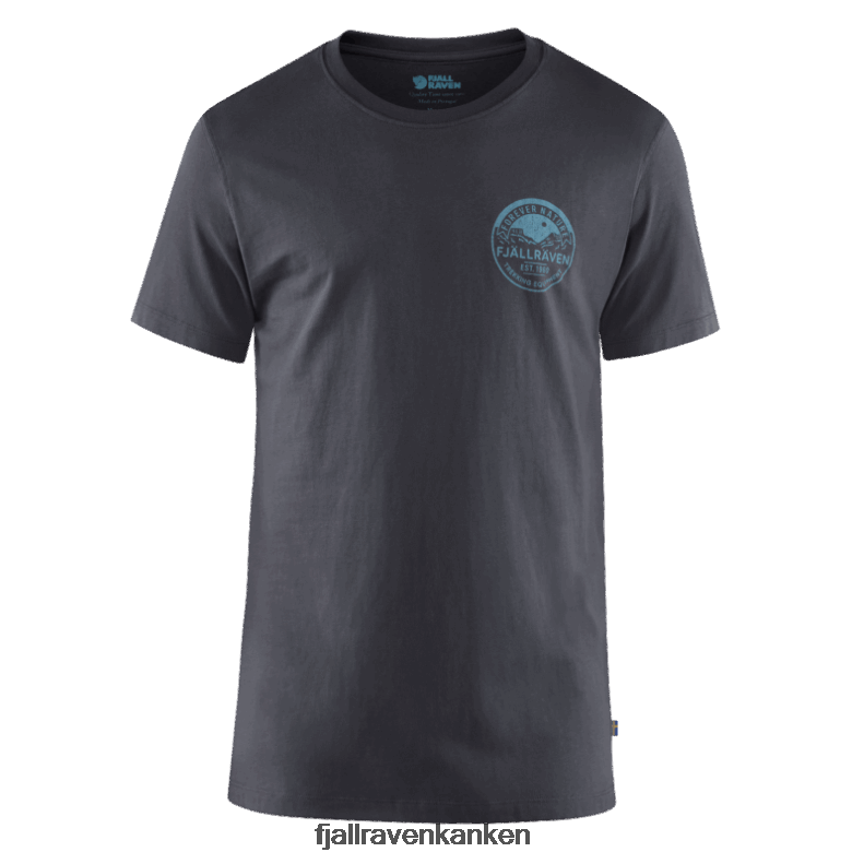Fjallraven Kanken - Forever Nature Badge T-Shirt M Dusk Fjällräven Outlets