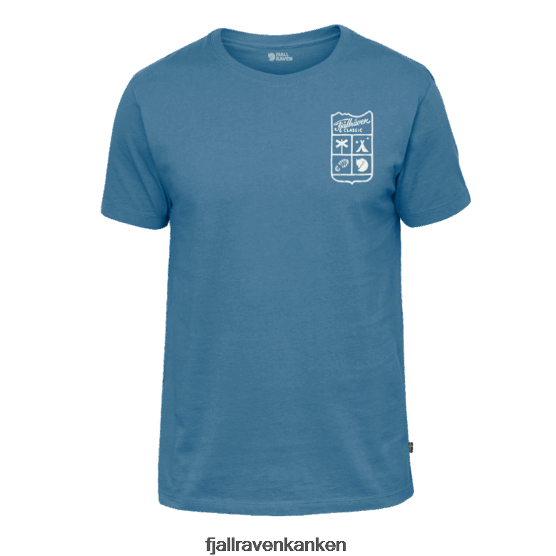Fjällräven Polska - Azure Blue Fjällräven Outlets Classic T-Shirt M