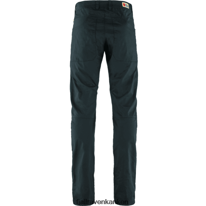 Fjallraven Sklep - Vardag Lite Trousers M Fjällräven Outlets Dark Navy