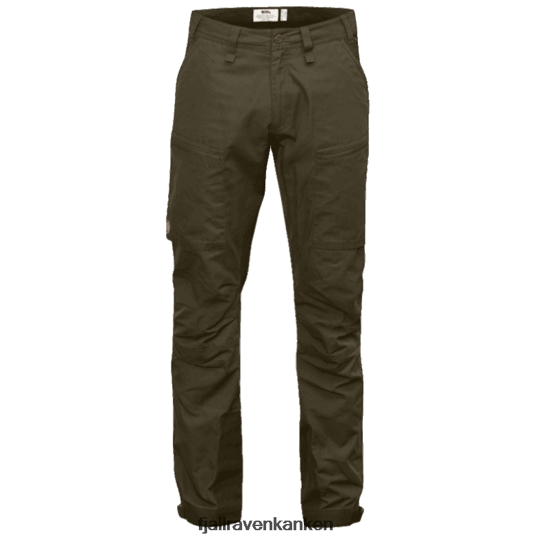 Fjällräven Polska - Fjällräven Outlets Abisko Lite Trekking Trousers M Regular Dark Olive-Dark Olive