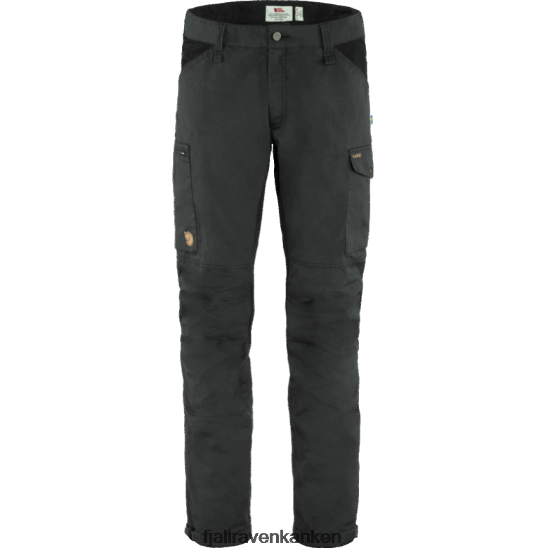 Fjallraven Sklep - Kaipak Trousers M - Dark Grey-Black Fjällräven Outlets Black