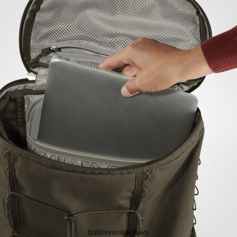 Fjallraven Kanken - Singi 20 Dark Olive Fjällräven Outlets Brand