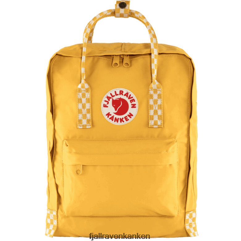 Fjallraven Sklep - Fjällräven Outlets Ochre-Chess Pattern Kånken