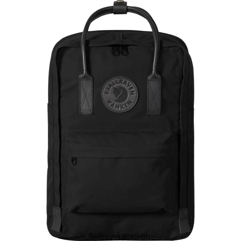 Fjallraven Kanken - Black Kånken No.2 Laptop 15 Black Fjällräven Outlets