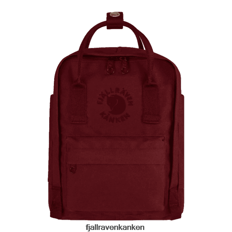 Fjallraven Kanken - Re-Kånken Mini - 2 Colours Ox Red Fjällräven Outlets