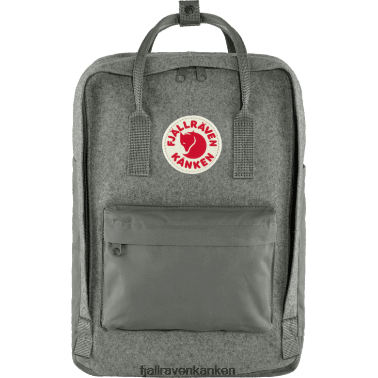 Fjallraven Kanken - Kånken Re-Wool Laptop 15 - Granite Grey Granite Grey Fjällräven Outlets
