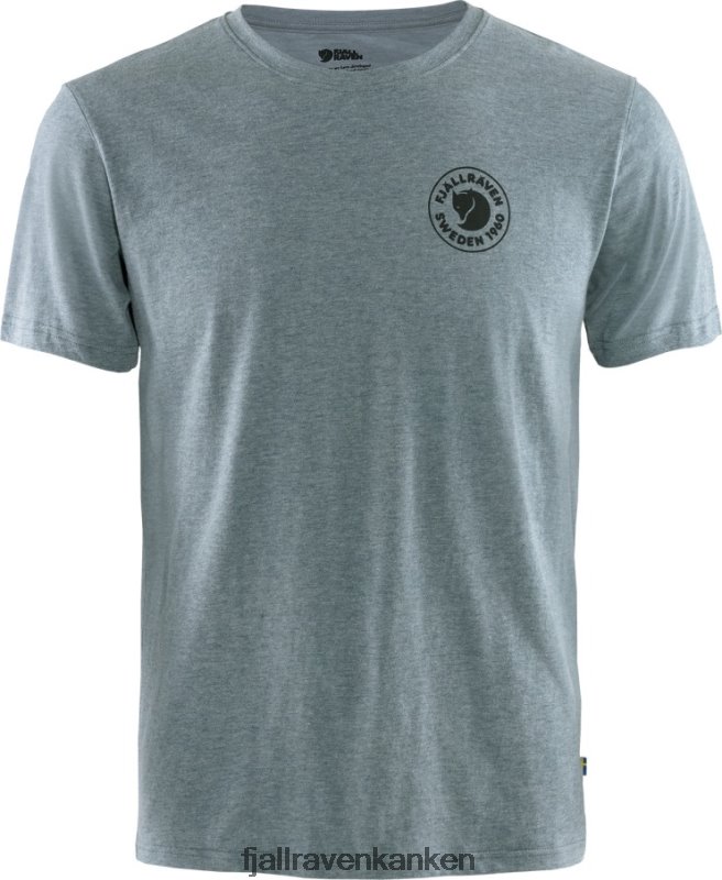 Fjallraven Kanken - 1960 Logo T-Shirt M Uncle Blue-Melange Fjällräven Outlets Brand
