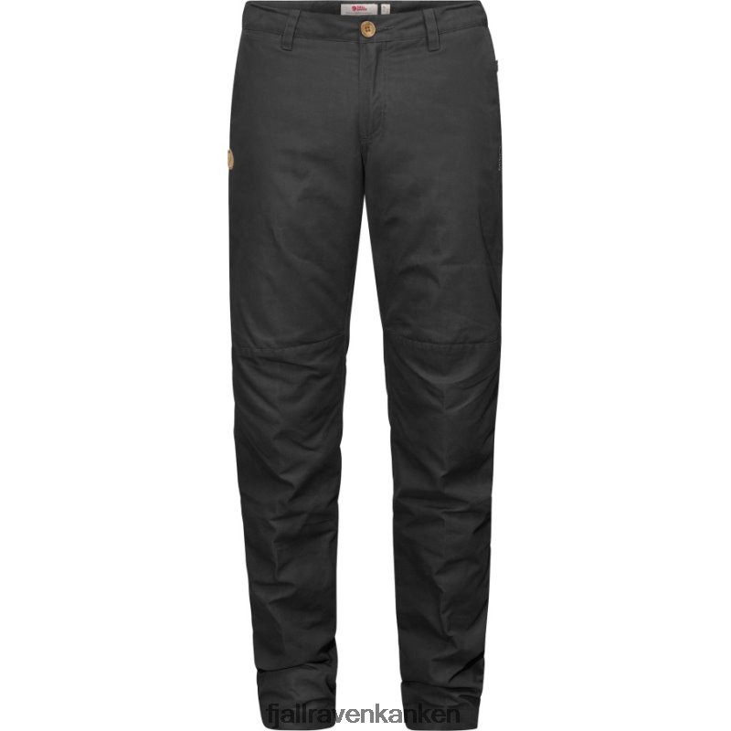 Fjällräven Polska - Fjällräven Outlets Brand Srmland Tapered Winter Trousers W Long Dark Grey