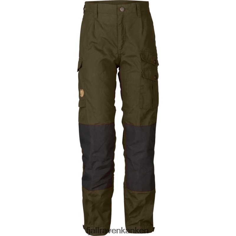 Fjällräven Polska - Dark Olive Fjällräven Outlets Kids Vidda Trousers