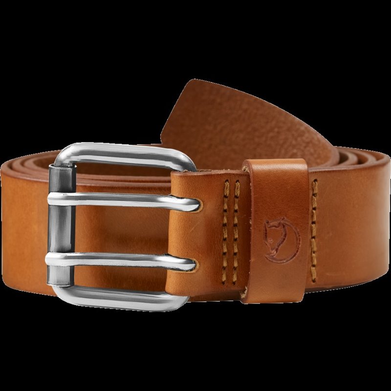 Fjallraven Kanken - Leather Cognac Singi Two-Pin Belt Fjällräven Outlets
