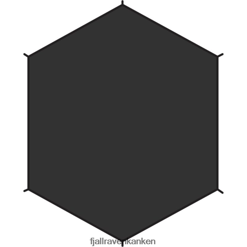 Fjallraven Kanken - Dome 3 Footprint Black Fjällräven Outlets