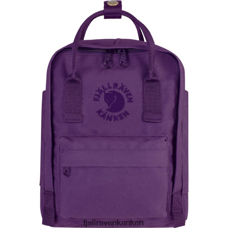 Fjallraven Sklep - Re-Kånken Mini Fjällräven Outlets Deep Violet