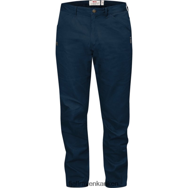 Fjällräven Polska - Navy Fjällräven Outlets High Coast Trousers M Long