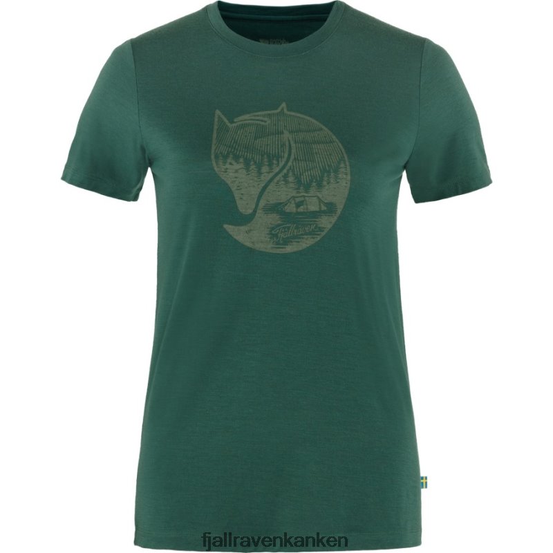 Fjallraven Kanken - Abisko Wool Fox Ss W Arctic Green-Patina Green Fjällräven Outlets