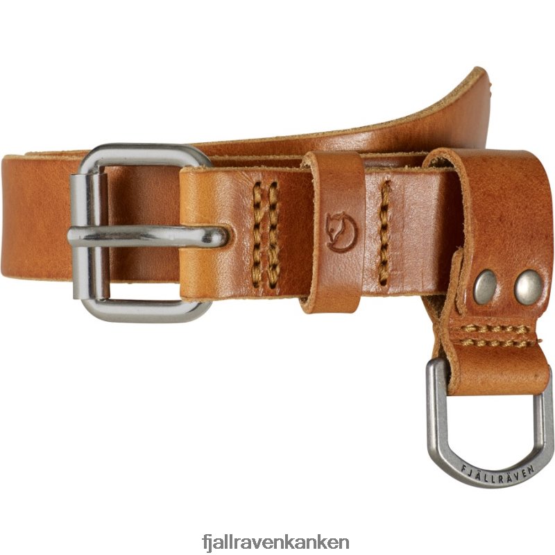 Fjallraven Sklep - Kids Singi Belt Fjällräven Outlets Leather Cognac