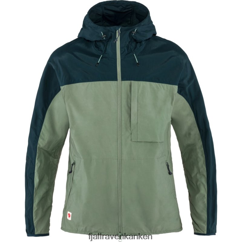 Fjallraven Kanken - Patina Green-Navy High Coast Wind Jacket M Fjällräven Outlets Brand