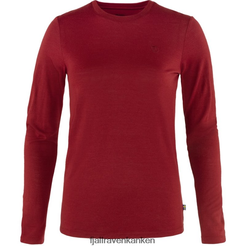 Fjallraven Kanken - Pomegranate Red Abisko Wool Ls W Fjällräven Outlets