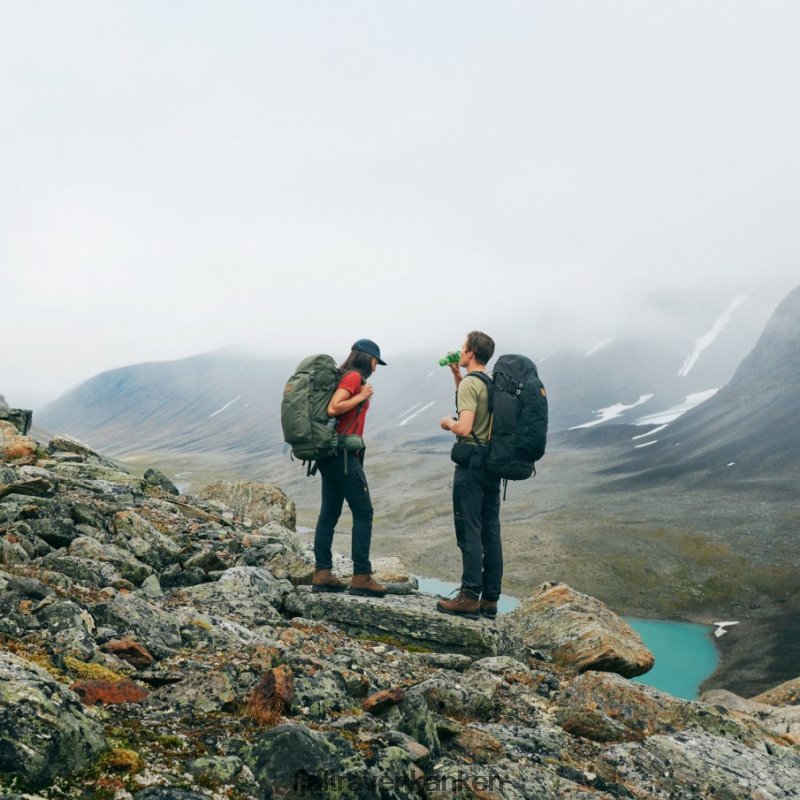 Fjallraven Kanken - Jade Green-Patina Green Abisko Midsummer Trousers W Short Fjällräven Outlets