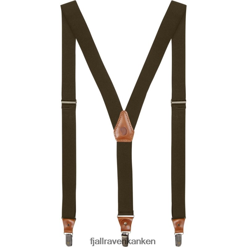 Fjällräven Polska - Fjällräven Outlets Singi Clip Suspenders Dark Olive