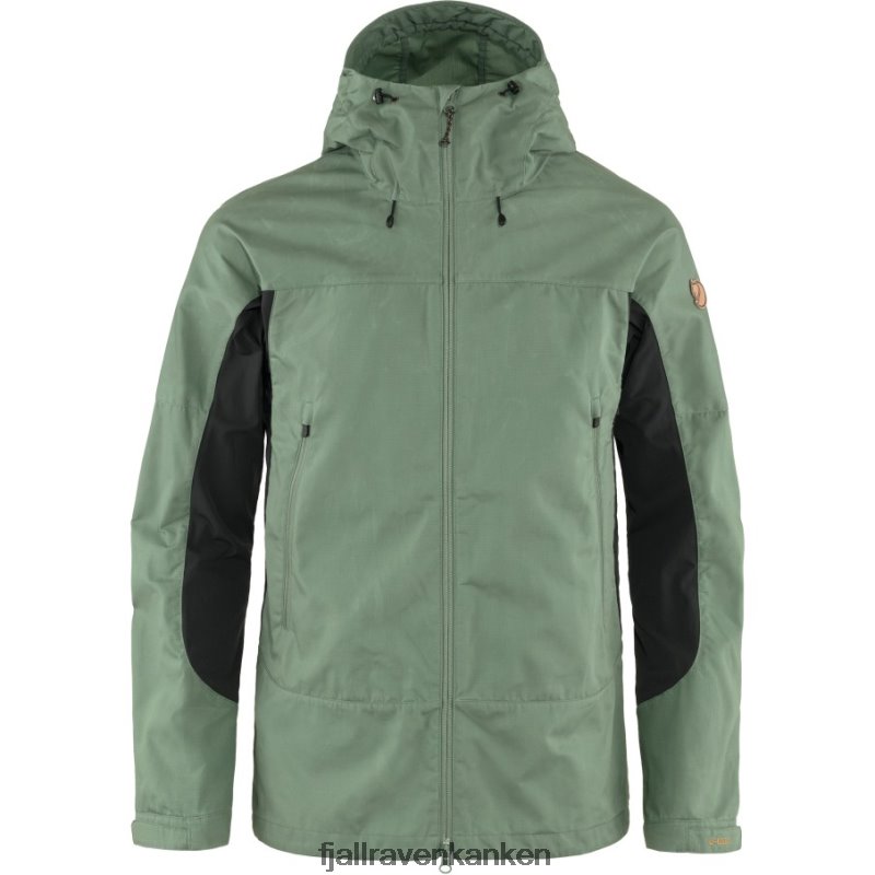 Fjallraven Kanken - Patina Green-Dark Grey Abisko Lite Trekking Jacket M Fjällräven Outlets