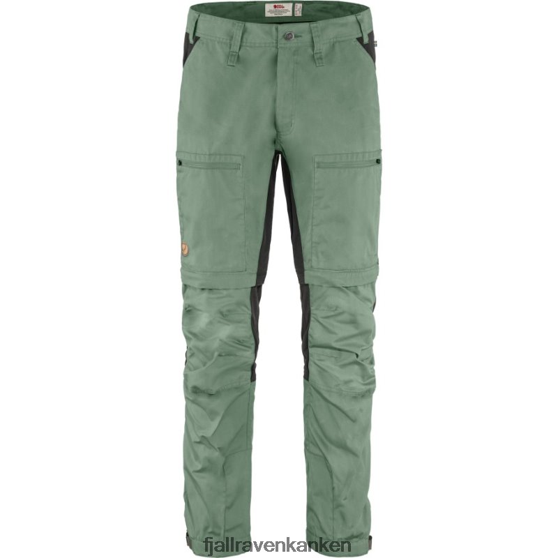 Fjällräven Polska - Fjällräven Outlets Abisko Lite Trekking Zip-Off M Reg Patina Green-Dark Grey