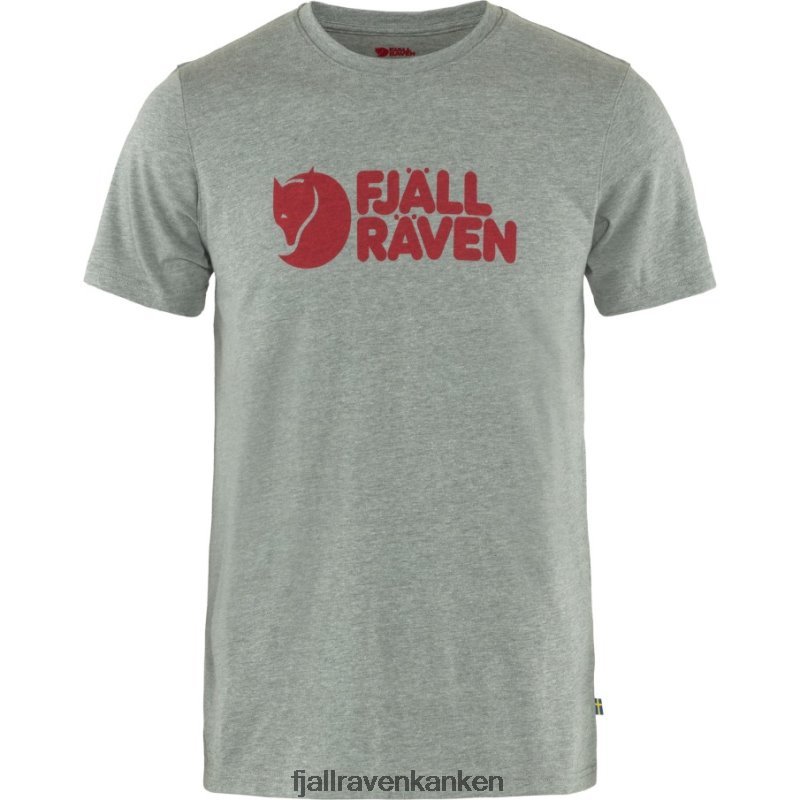 Fjallraven Kanken - Grey Melange Logo T-Shirt M Fjällräven Outlets