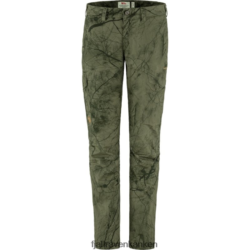 Fjallraven Kanken - Karla Trousers Hydratic W Green Camo Fjällräven Outlets