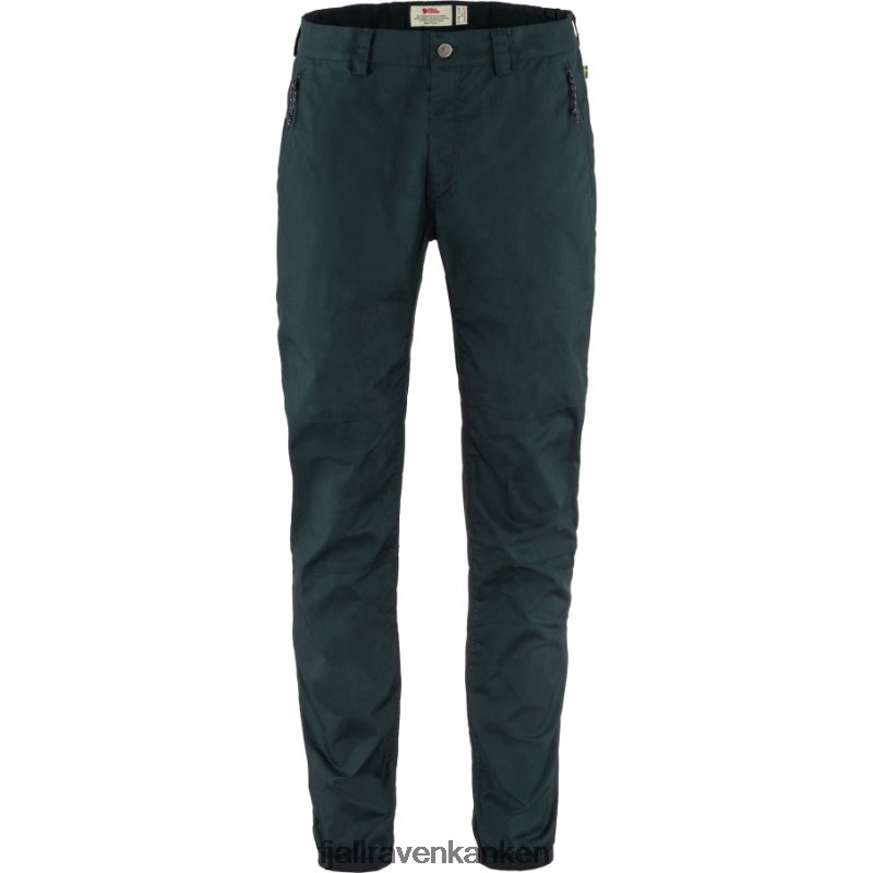 Fjällräven Polska - Dark Navy Fjällräven Outlets Vardag Trousers M