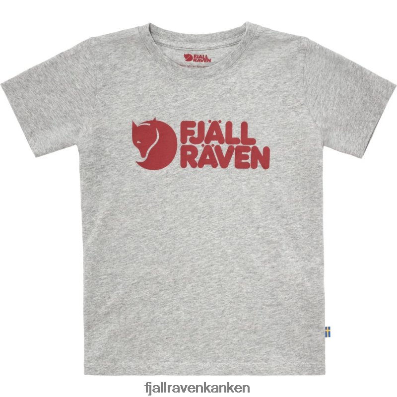 Fjällräven Polska - Fjällräven Outlets Kids Logo T-Shirt Grey-Melange