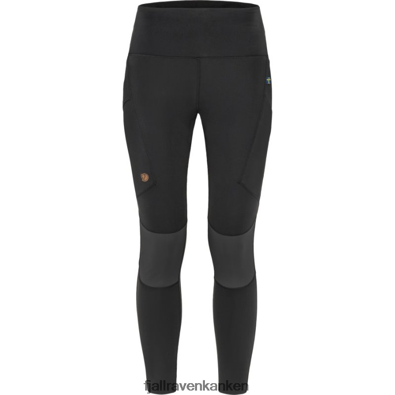 Fjallraven Sklep - Fjällräven Outlets Black-Iron Grey Abisko Trekking Tights Pro W