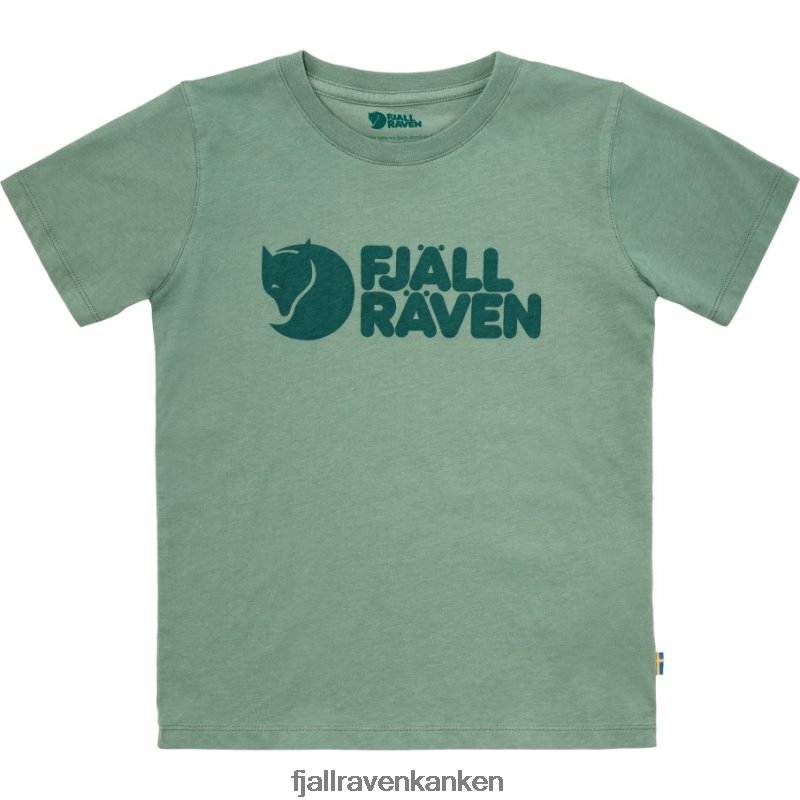 Fjällräven Polska - Patina Green Fjällräven Outlets Kids Logo T-Shirt