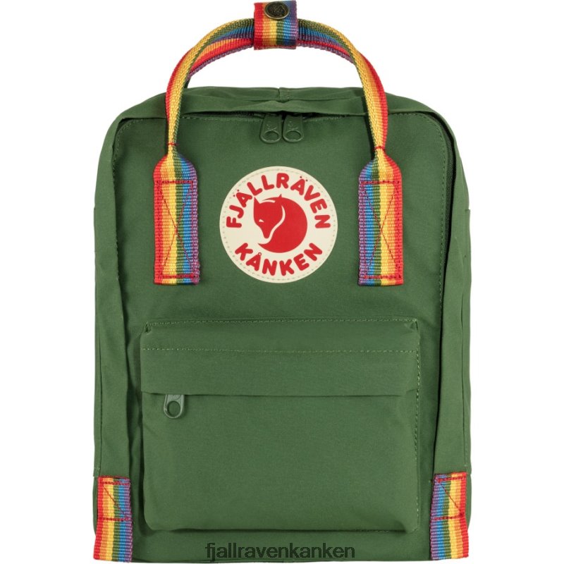 Spruce Green-Rainbow Pattern