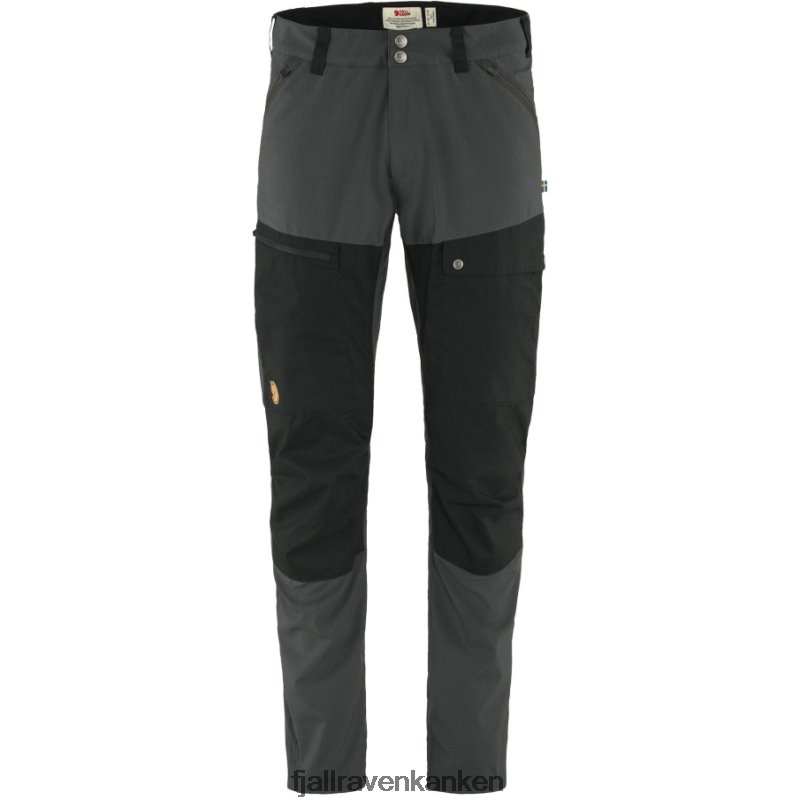 Fjallraven Sklep - Fjällräven Outlets Dark Grey-Black Abisko Midsummer Trousers M Long